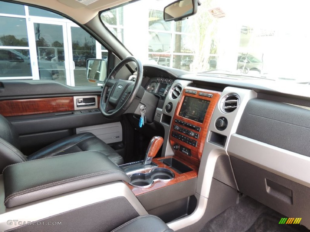2010 F150 Lariat SuperCrew 4x4 - Ingot Silver Metallic / Black photo #7