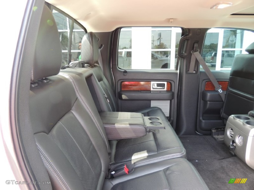 2010 F150 Lariat SuperCrew 4x4 - Ingot Silver Metallic / Black photo #10