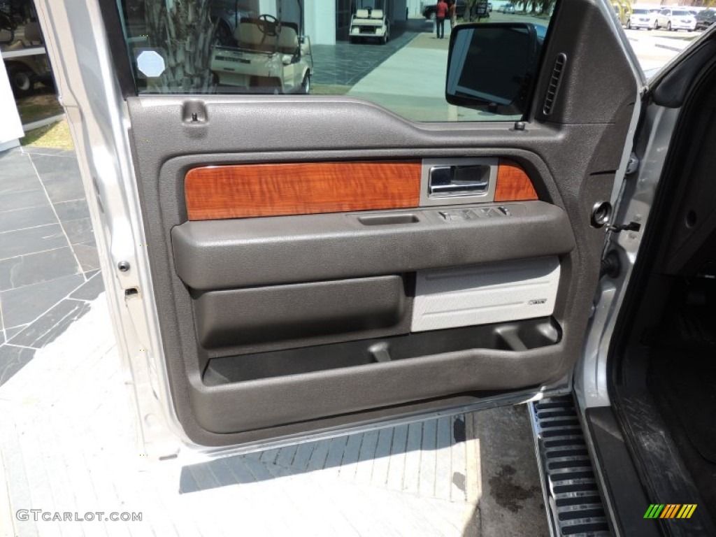 2010 F150 Lariat SuperCrew 4x4 - Ingot Silver Metallic / Black photo #15