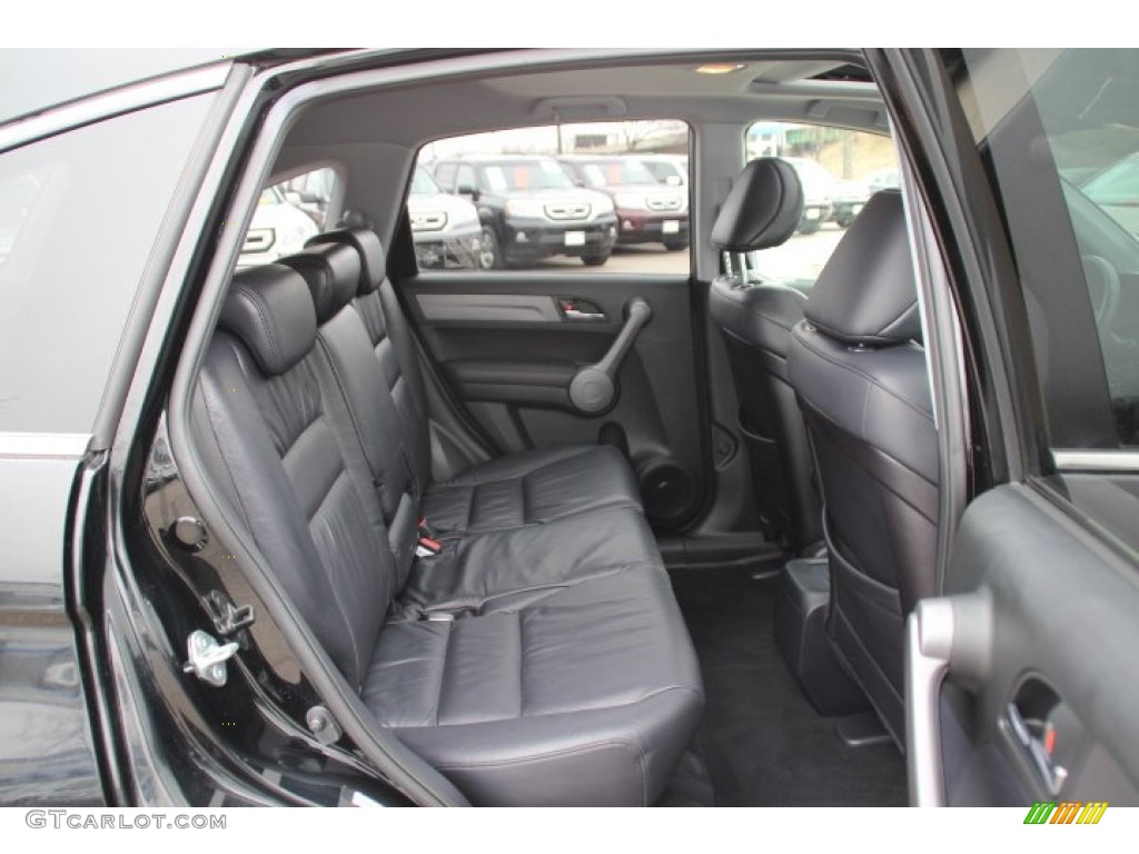 2009 CR-V EX-L 4WD - Crystal Black Pearl / Black photo #20