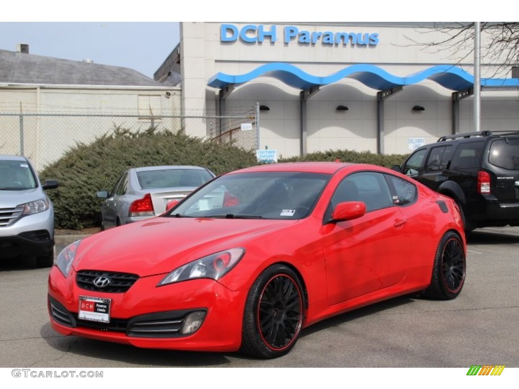 2010 Genesis Coupe 3.8 Coupe - Tsukuba Red / Black photo #1