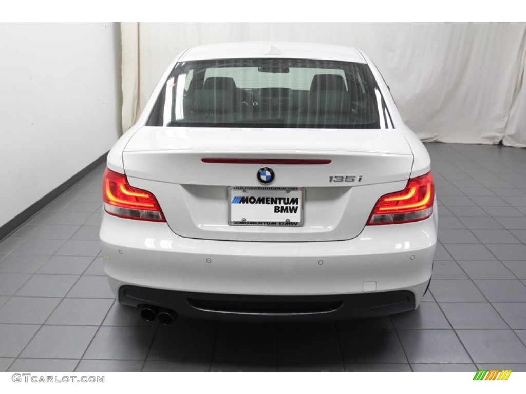 2013 1 Series 135i Coupe - Alpine White / Black photo #9