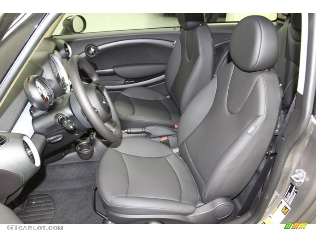 Carbon Black Interior 2013 Mini Cooper Hardtop Photo #78556328