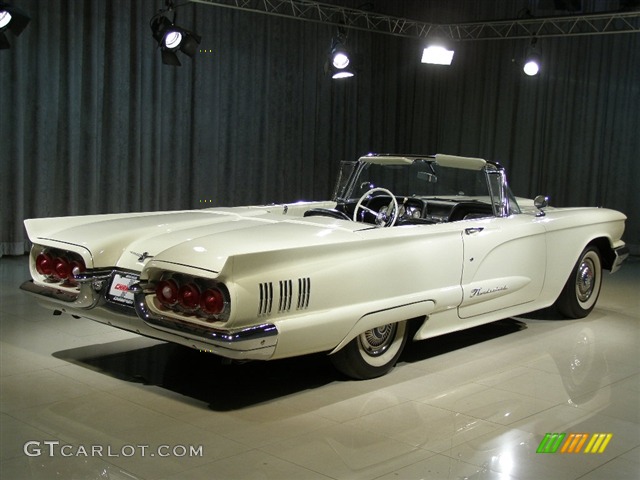 1960 Thunderbird Convertible - White / Black/White photo #3