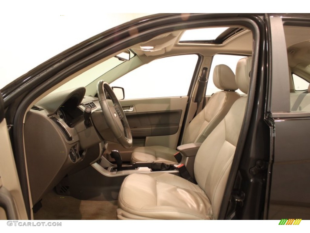 Medium Stone Interior 2010 Ford Focus SEL Sedan Photo #78557249