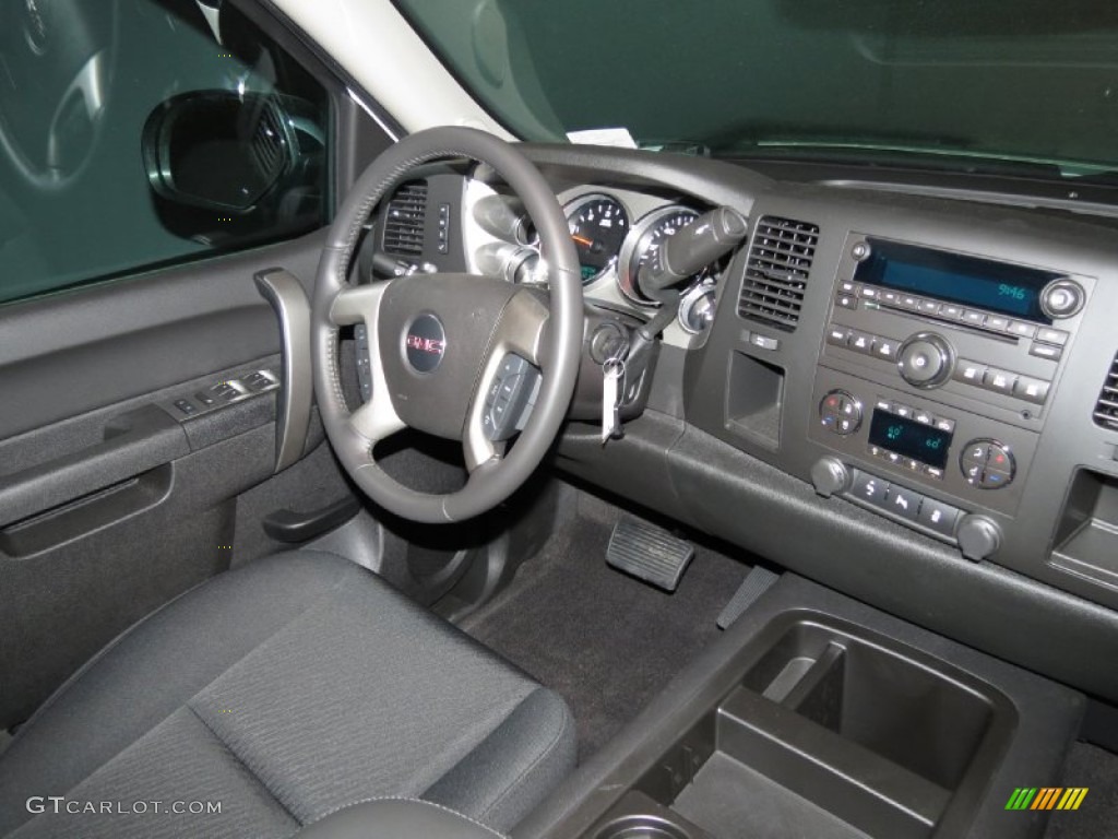 2013 Sierra 1500 SLE Crew Cab - Summit White / Ebony photo #5