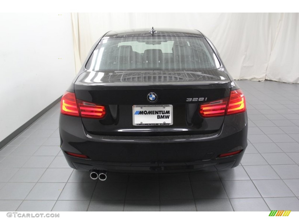 2013 3 Series 328i Sedan - Black Sapphire Metallic / Black photo #9