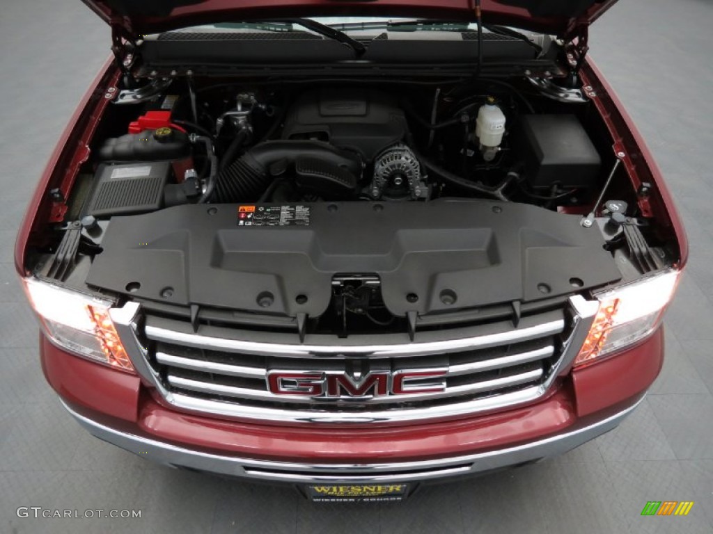 2013 Sierra 1500 SLE Extended Cab - Sonoma Red Metallic / Ebony photo #3