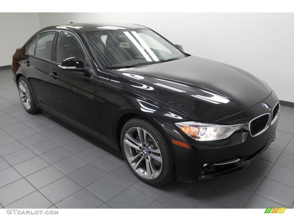 2013 3 Series 335i Sedan - Black Sapphire Metallic / Black photo #6