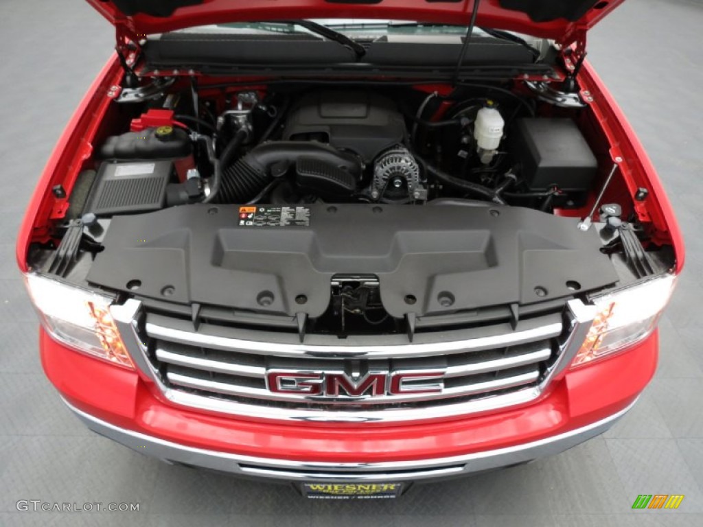 2013 Sierra 1500 SLE Extended Cab - Fire Red / Ebony photo #3