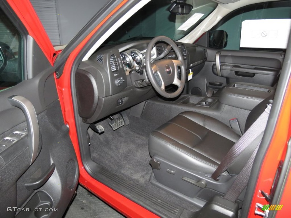 2013 Sierra 1500 SLE Extended Cab - Fire Red / Ebony photo #4