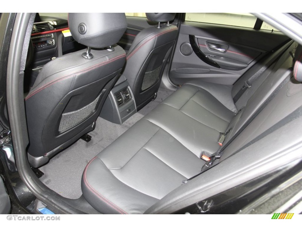 2013 BMW 3 Series 335i Sedan Rear Seat Photo #78559232