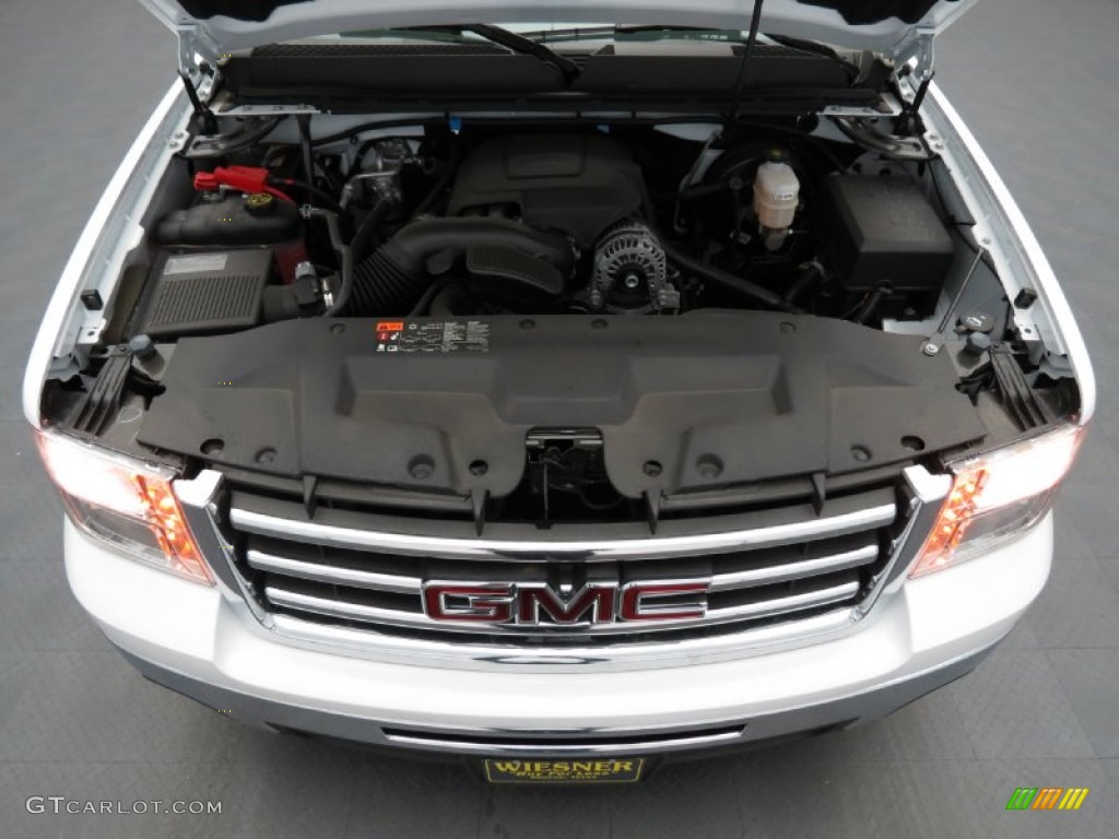 2013 Sierra 1500 SLE Crew Cab - Summit White / Ebony photo #3