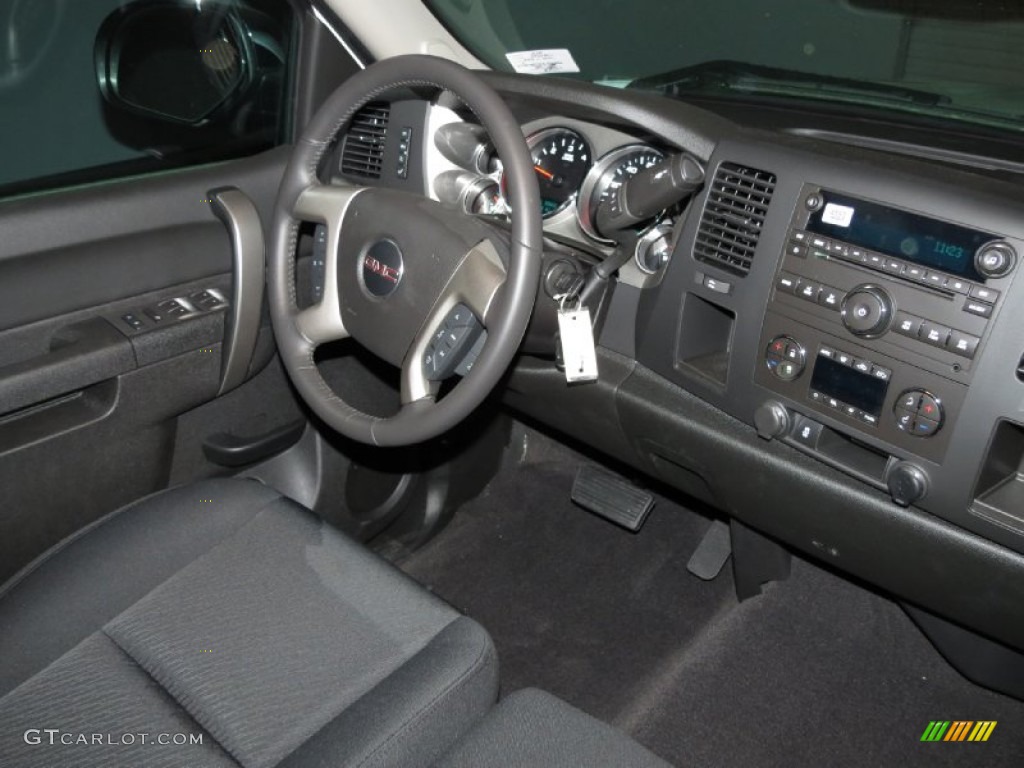 2013 Sierra 1500 SLE Crew Cab - Summit White / Ebony photo #5