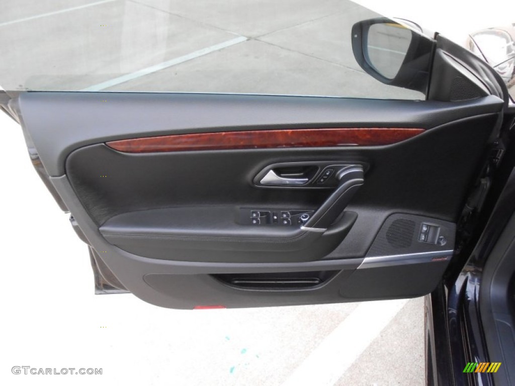 2010 Volkswagen CC VR6 Sport Black Door Panel Photo #78559796