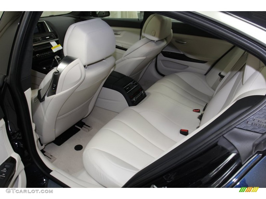 2013 BMW 6 Series 640i Gran Coupe Rear Seat Photos