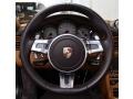 Natural Brown 2011 Porsche 911 Turbo S Cabriolet Steering Wheel