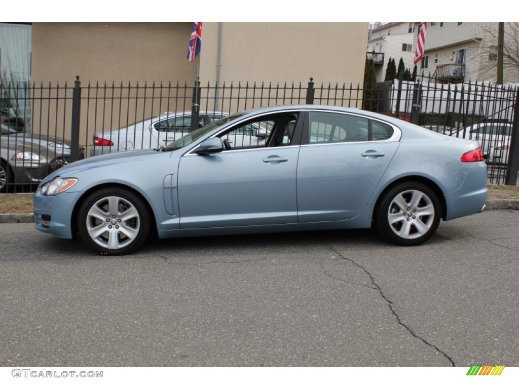 Frost Blue Metallic 2011 Jaguar XF Sport Sedan Exterior Photo #78560566