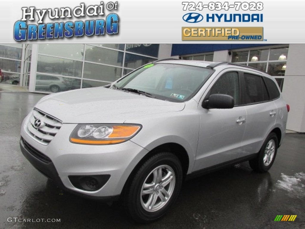 2011 Santa Fe GLS - Moonstone Silver / Gray photo #1