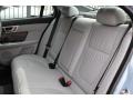 2011 Jaguar XF Dove Grey/Warm Charcoal Interior Rear Seat Photo