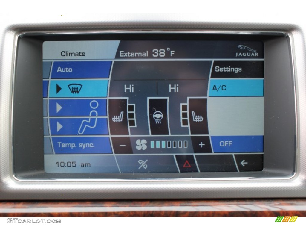 2011 Jaguar XF Sport Sedan Controls Photo #78561026