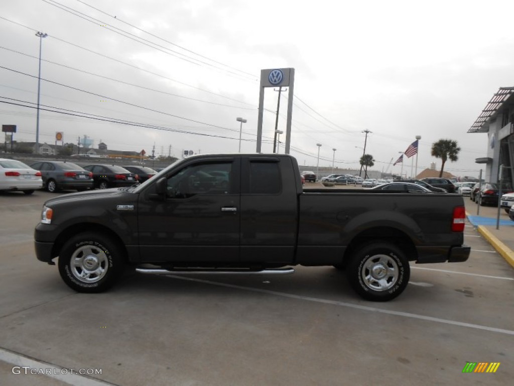 2005 F150 XL SuperCab - Dark Stone Metallic / Medium Flint Grey photo #4