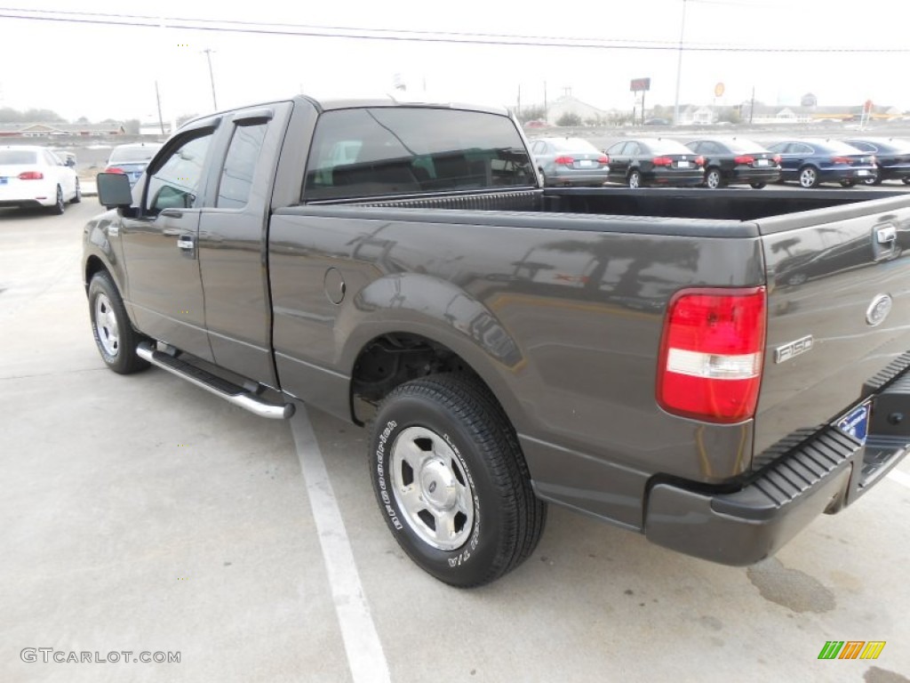 2005 F150 XL SuperCab - Dark Stone Metallic / Medium Flint Grey photo #5