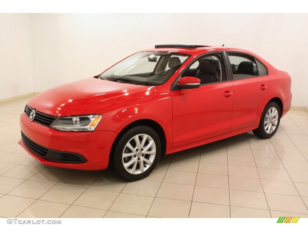 Tornado Red 2011 Volkswagen Jetta SE Sedan Exterior Photo #78561791