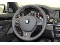 2013 BMW M5 Black Interior Steering Wheel Photo