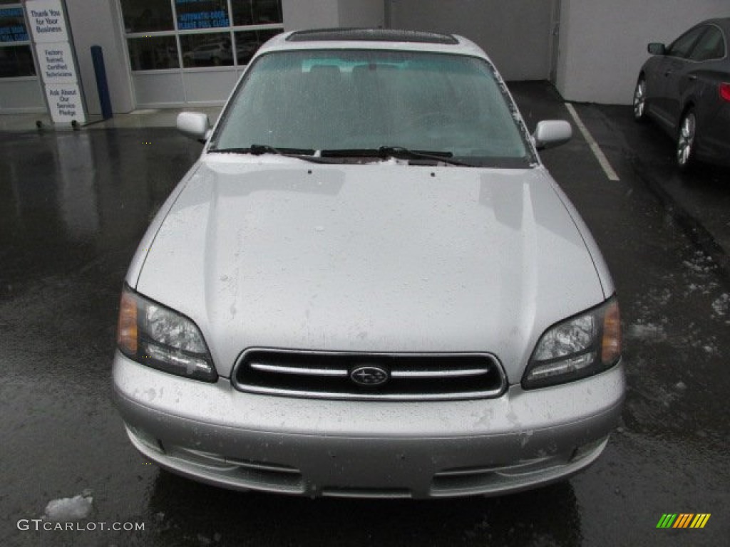 2002 Legacy GT Limited Sedan - Silver Stone Metallic / Dark Gray photo #4