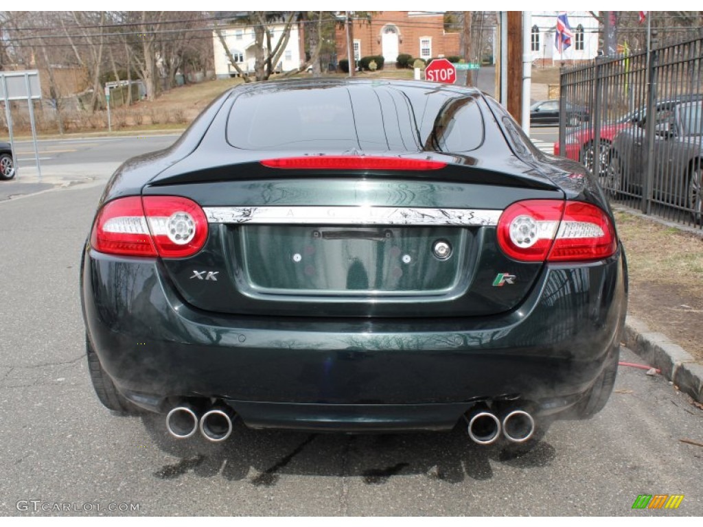 2010 XK XKR Coupe - Botanical Green Metallic / Caramel photo #5