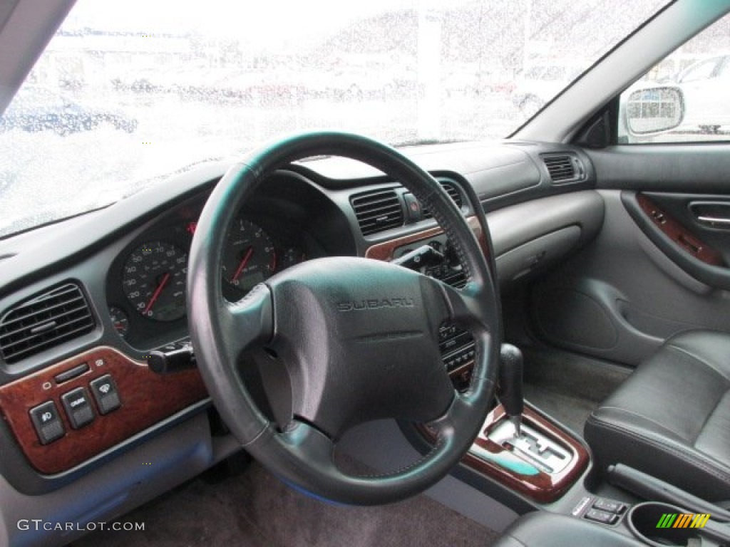 2002 Legacy GT Limited Sedan - Silver Stone Metallic / Dark Gray photo #13