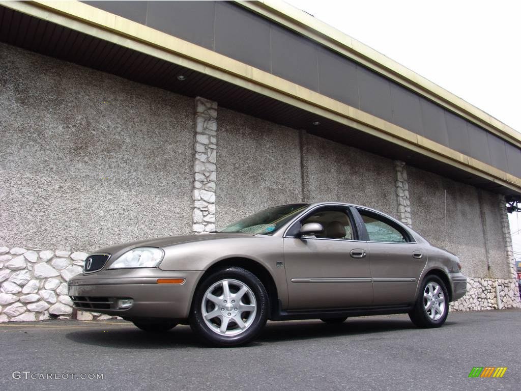 2003 Sable LS Premium Sedan - Arizona Beige Metallic / Medium Parchment photo #2