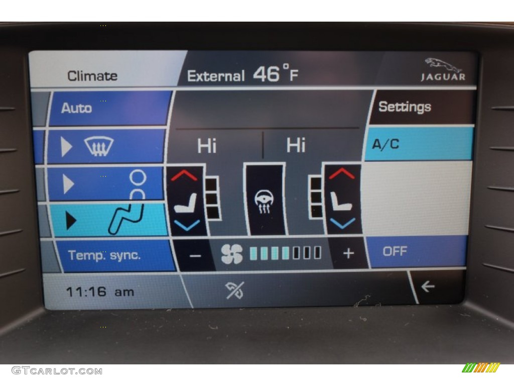 2010 Jaguar XK XKR Coupe Controls Photo #78562286