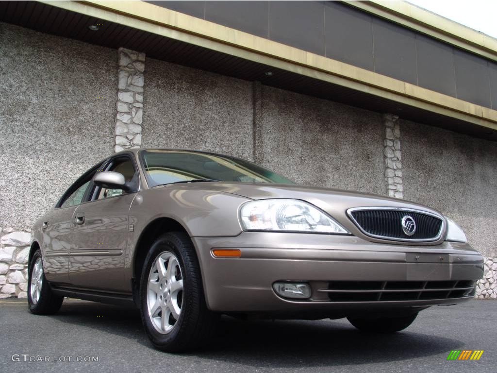 2003 Sable LS Premium Sedan - Arizona Beige Metallic / Medium Parchment photo #3