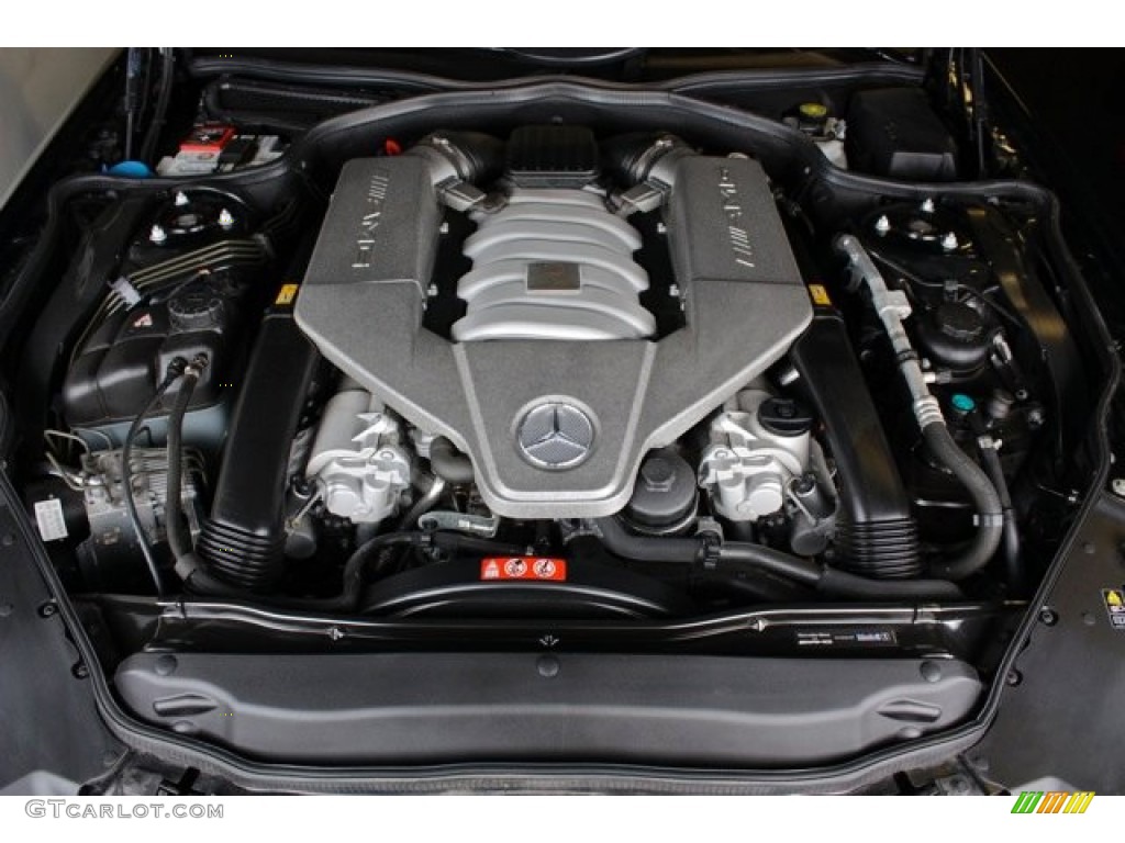 2009 Mercedes-Benz SL 63 AMG Roadster 6.3 Liter AMG DOHC 32-Valve VVT V8 Engine Photo #78562505