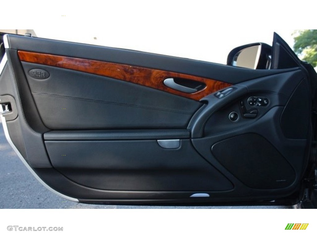 2009 Mercedes-Benz SL 63 AMG Roadster AMG Black Door Panel Photo #78562634