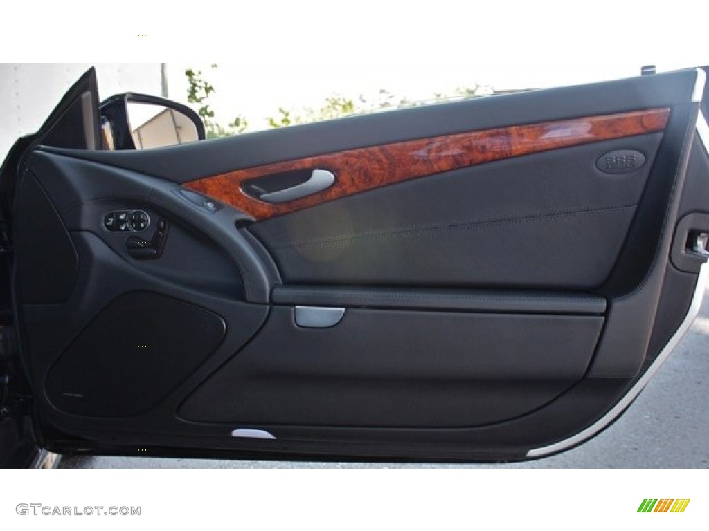 2009 Mercedes-Benz SL 63 AMG Roadster AMG Black Door Panel Photo #78562642