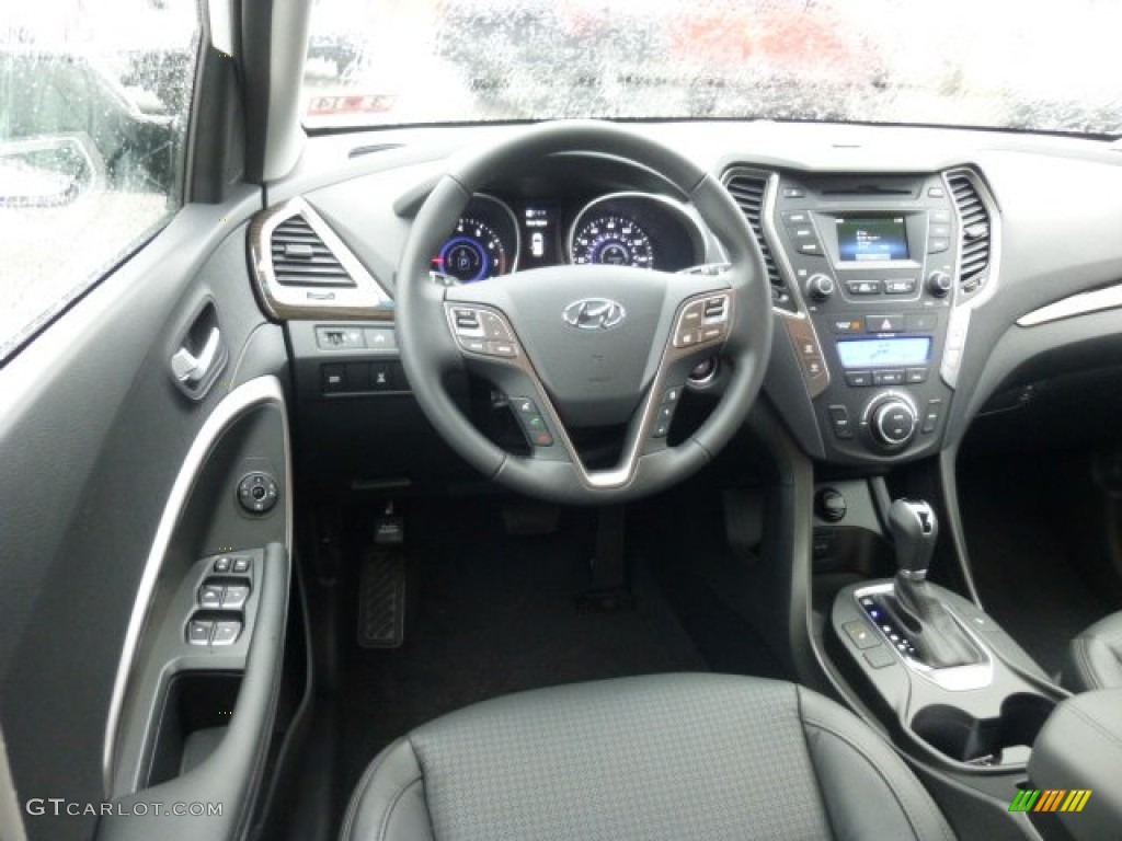 2013 Hyundai Santa Fe Sport 2.0T AWD Black Dashboard Photo #78564268