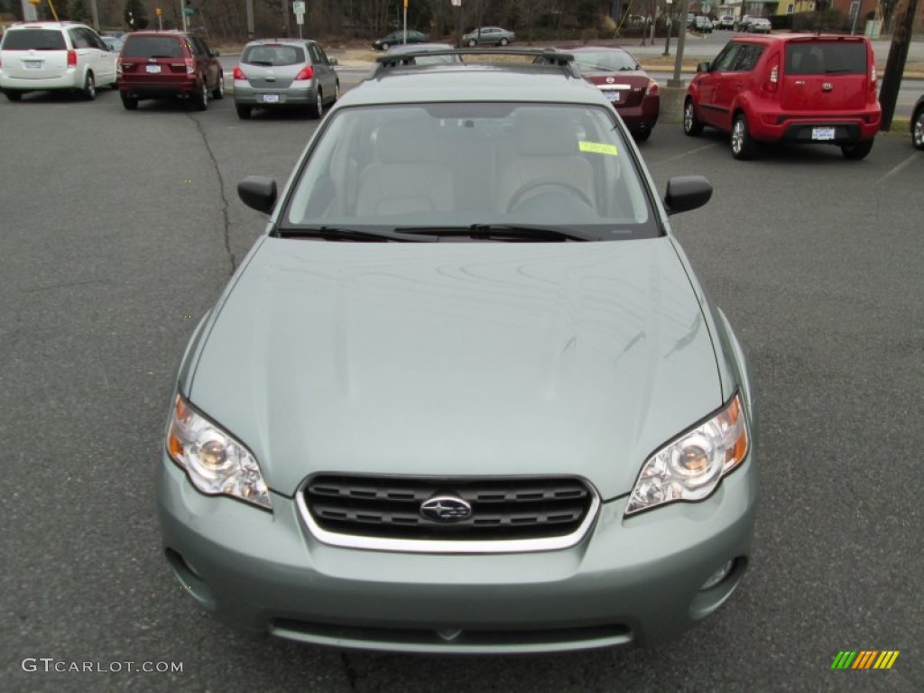 2006 Outback 2.5i Wagon - Willow Green Opalescent / Taupe photo #3