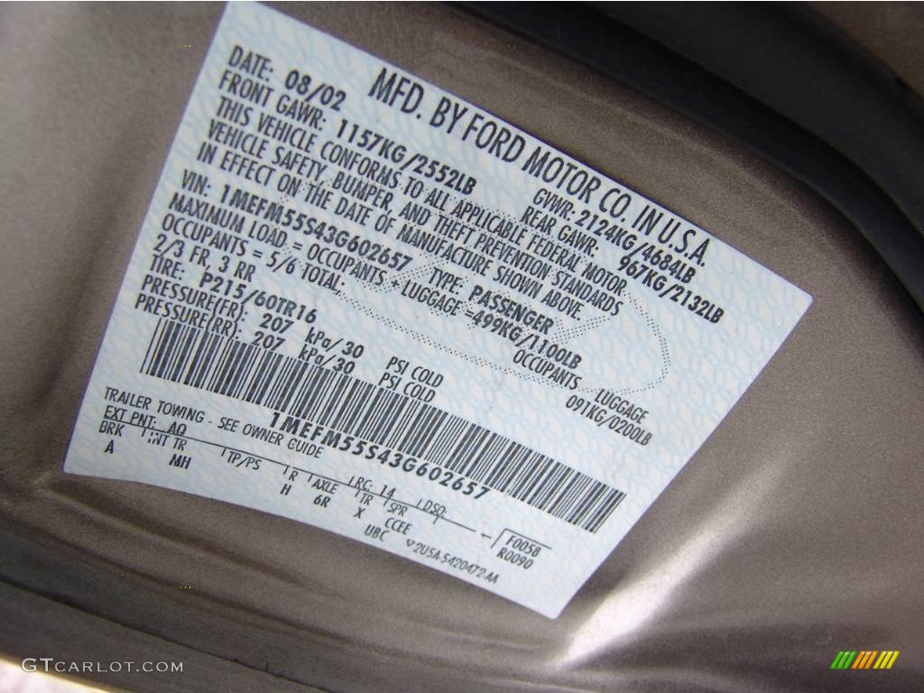 2003 Sable LS Premium Sedan - Arizona Beige Metallic / Medium Parchment photo #37