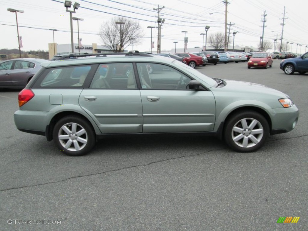 2006 Outback 2.5i Wagon - Willow Green Opalescent / Taupe photo #5