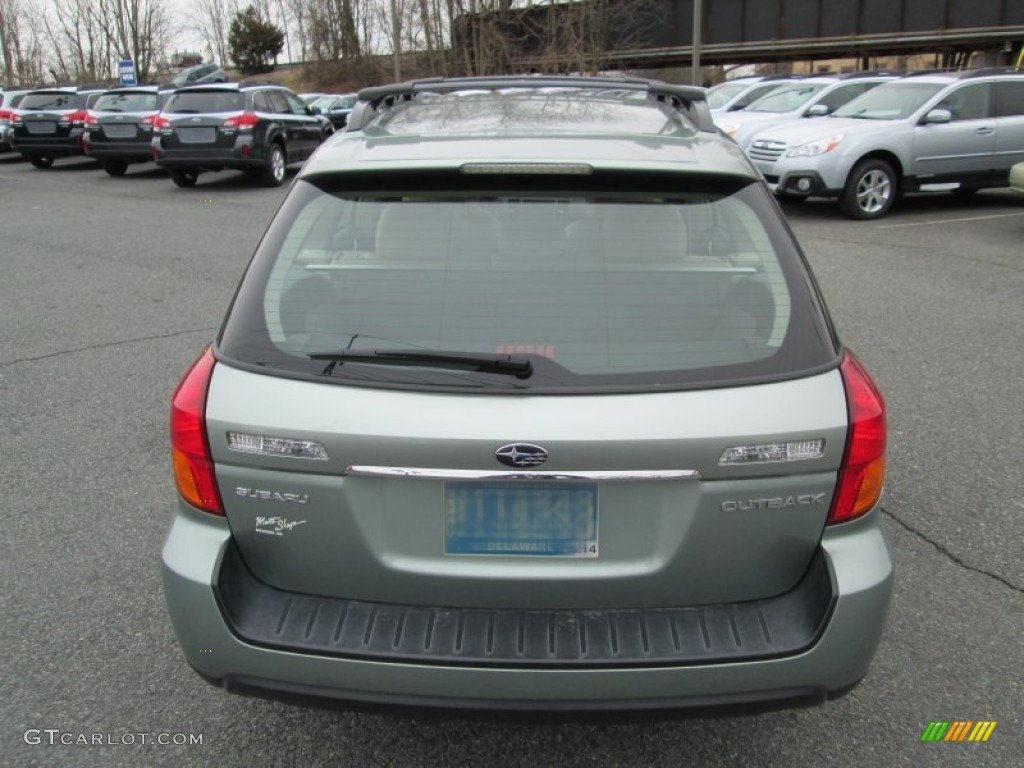 2006 Outback 2.5i Wagon - Willow Green Opalescent / Taupe photo #7