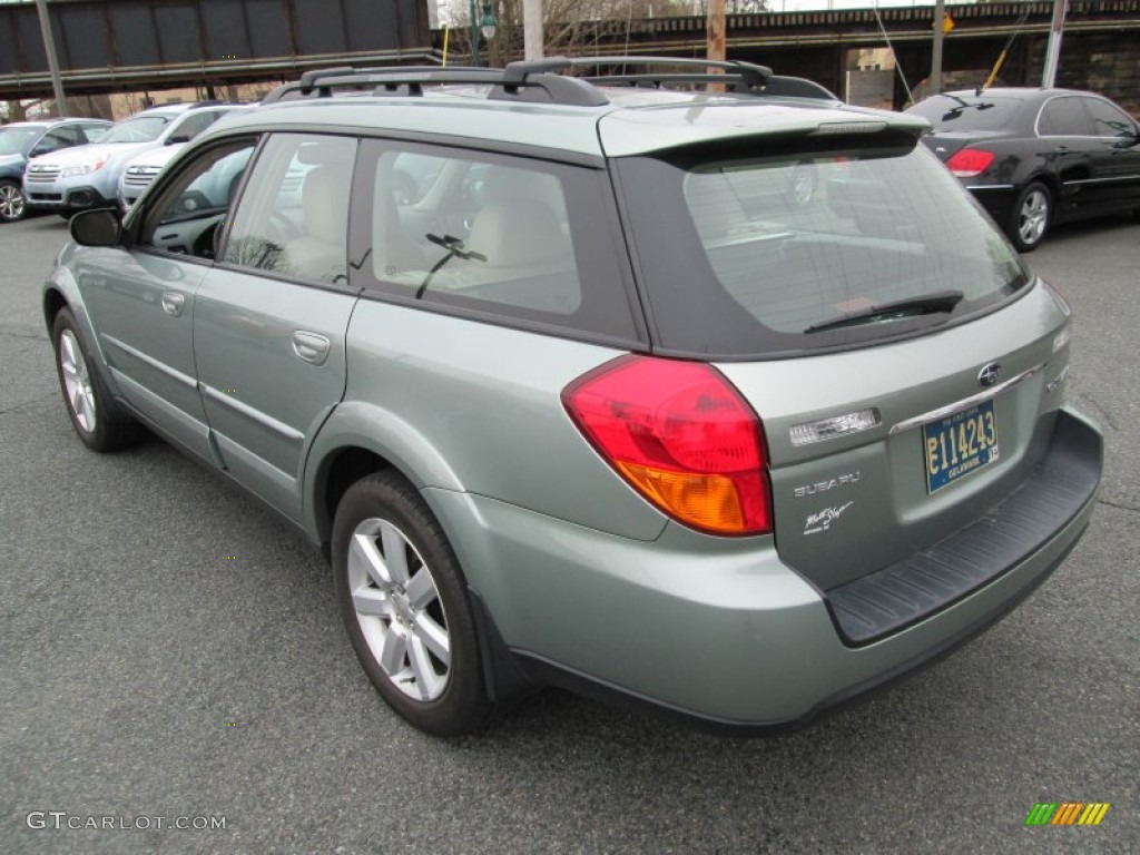 2006 Outback 2.5i Wagon - Willow Green Opalescent / Taupe photo #8