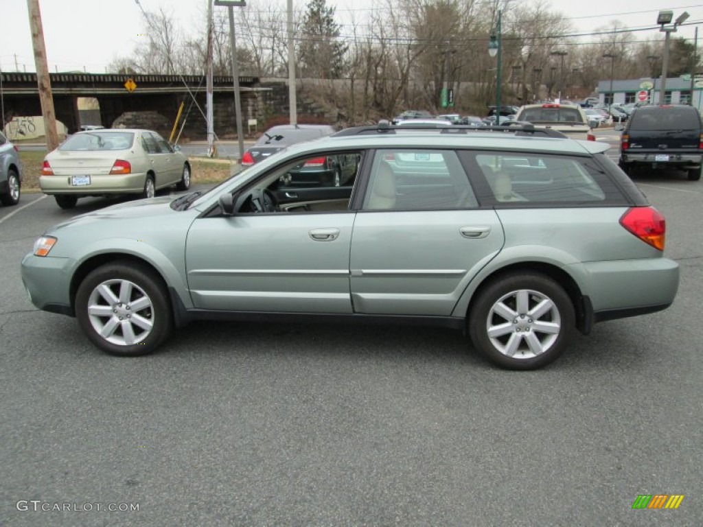 2006 Outback 2.5i Wagon - Willow Green Opalescent / Taupe photo #9