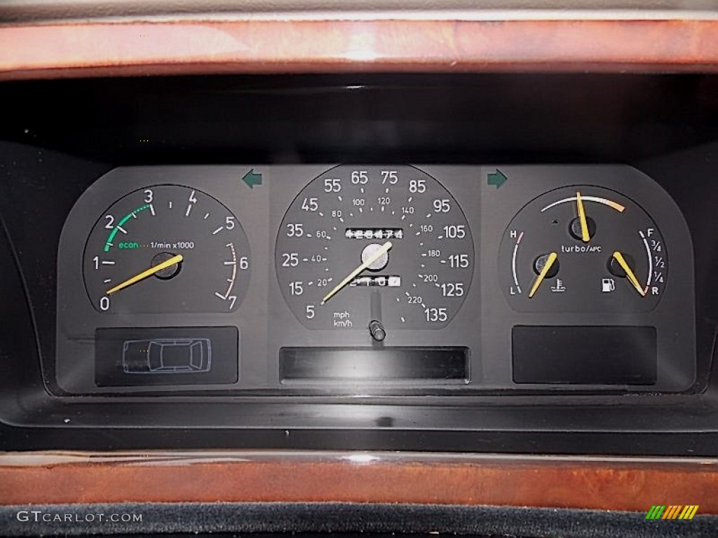 1997 Saab 9000 CSE Turbo Gauges Photo #78564869