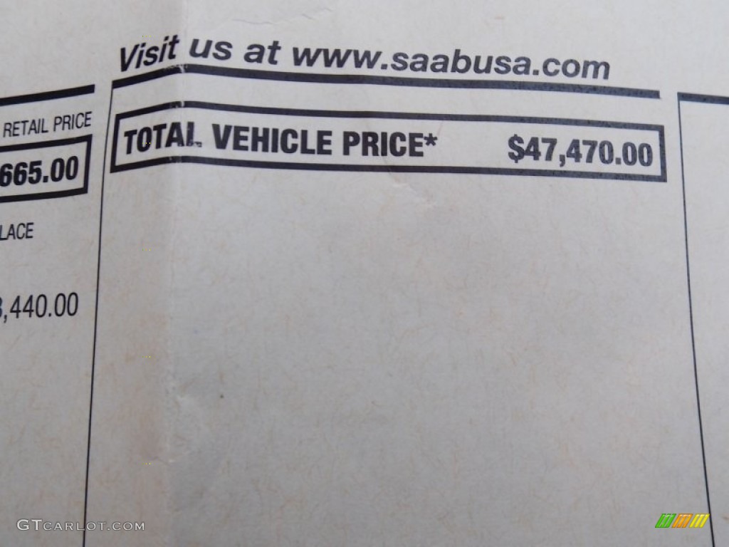2009 Saab 9-7X 5.3i AWD Window Sticker Photos