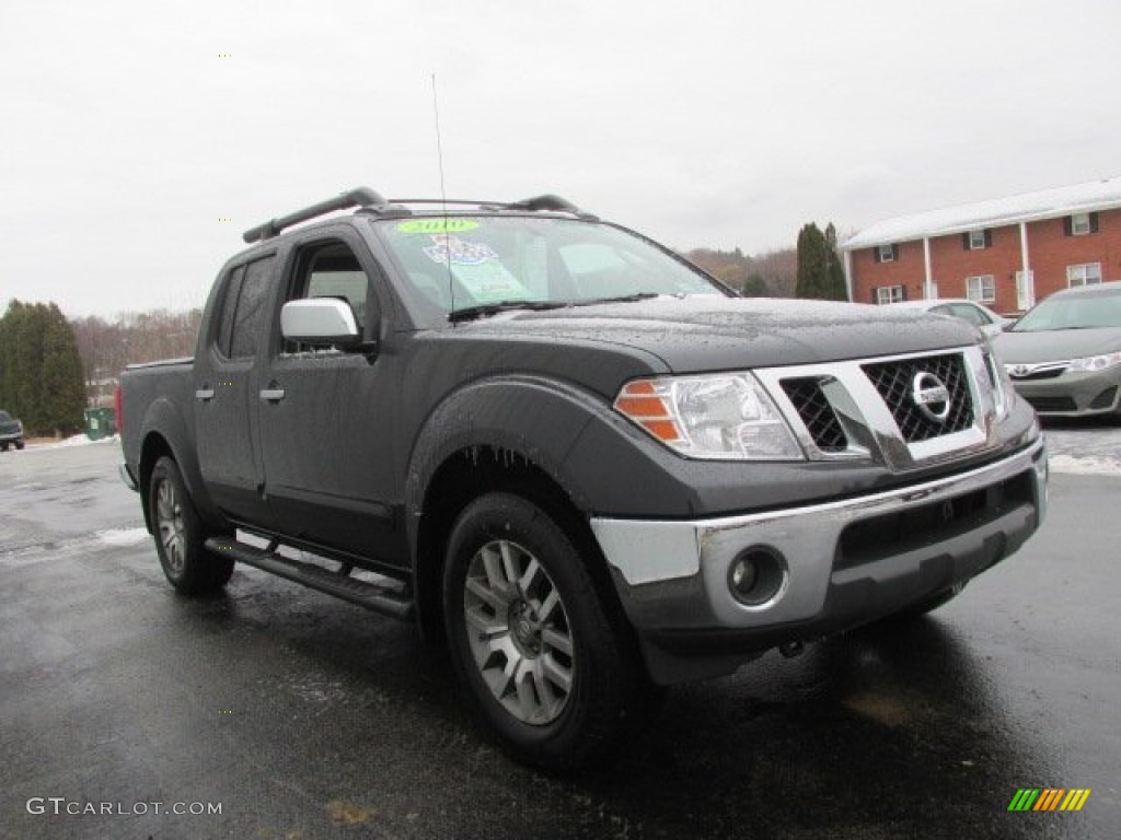 Night Armor Metallic 2010 Nissan Frontier LE Crew Cab 4x4 Exterior Photo #78566726