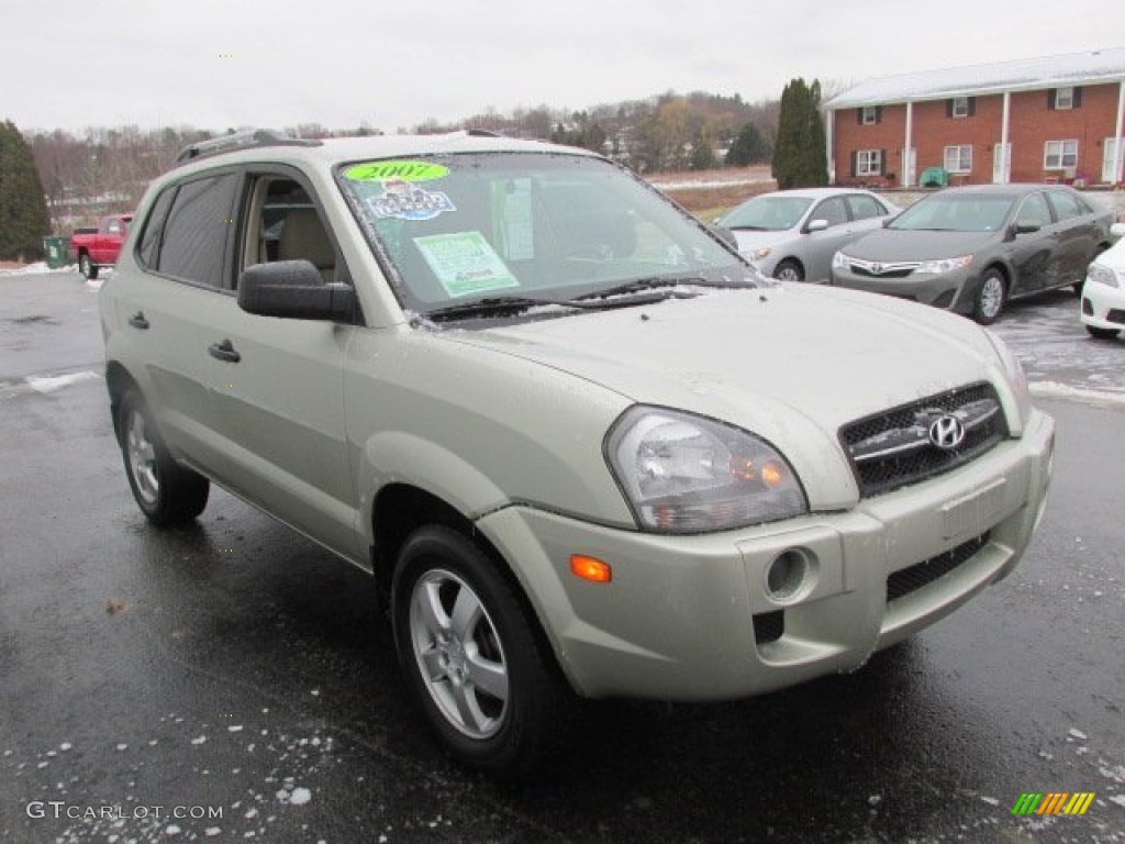 Desert Sage Metallic 2007 Hyundai Tucson GLS Exterior Photo #78567084