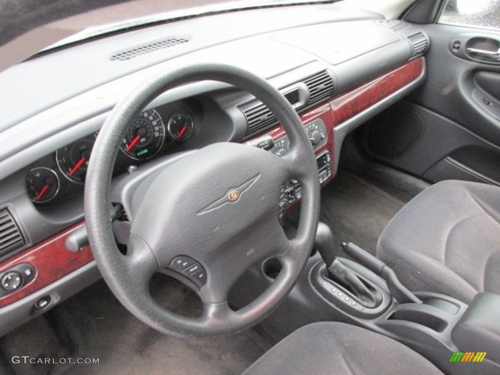 Dark Slate Gray Interior 2003 Chrysler Sebring LXi Sedan Photo #78567436